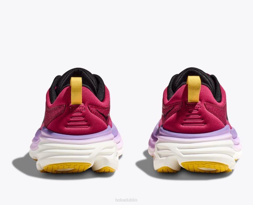 VLP88 Hoka Women Bondi 8 Cherries Jubilee/Pink Yarrow