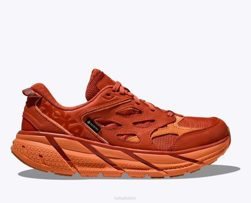 VLP890 Hoka Women Clifton L GTX Burnt Ochre/Copper Tan