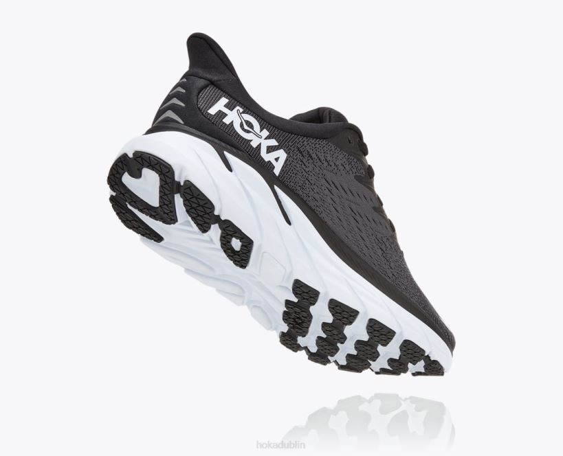 VLP891 Hoka Women Clifton 8 Black/White