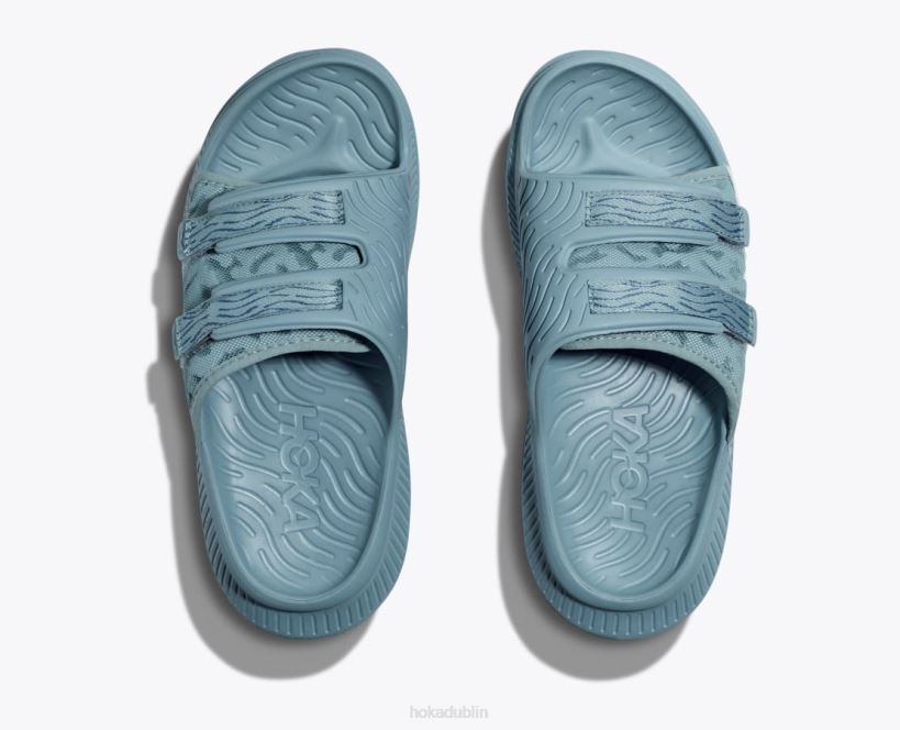 VLP8273 Hoka Women Ora Luxe Stone Blue/Bluesteel