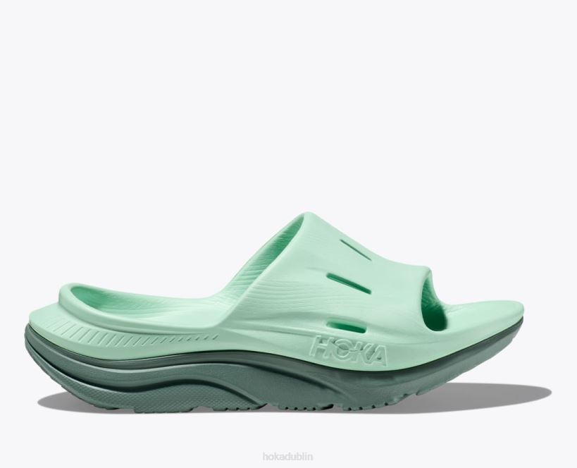 VLP8285 Hoka Women Ora Recovery Slide 3 Mist Green/Trellis