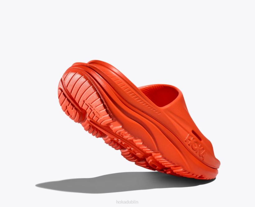 VLP8286 Hoka Women Ora Recovery Slide 3 Vibrant Orange