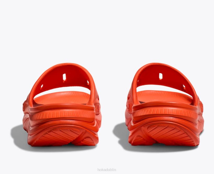 VLP8286 Hoka Women Ora Recovery Slide 3 Vibrant Orange