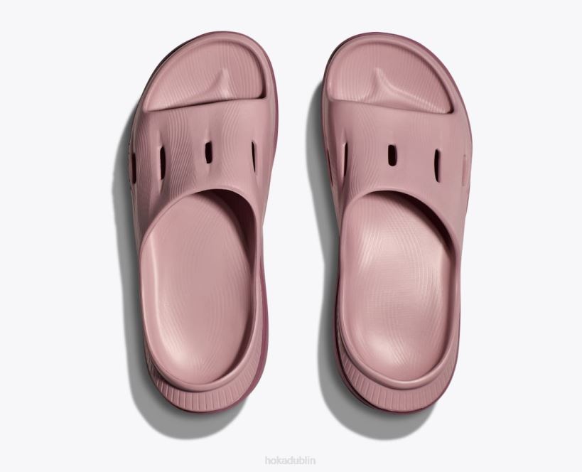 VLP8291 Hoka Women Ora Recovery Slide 3 Pale Mauve/Wistful Mauve