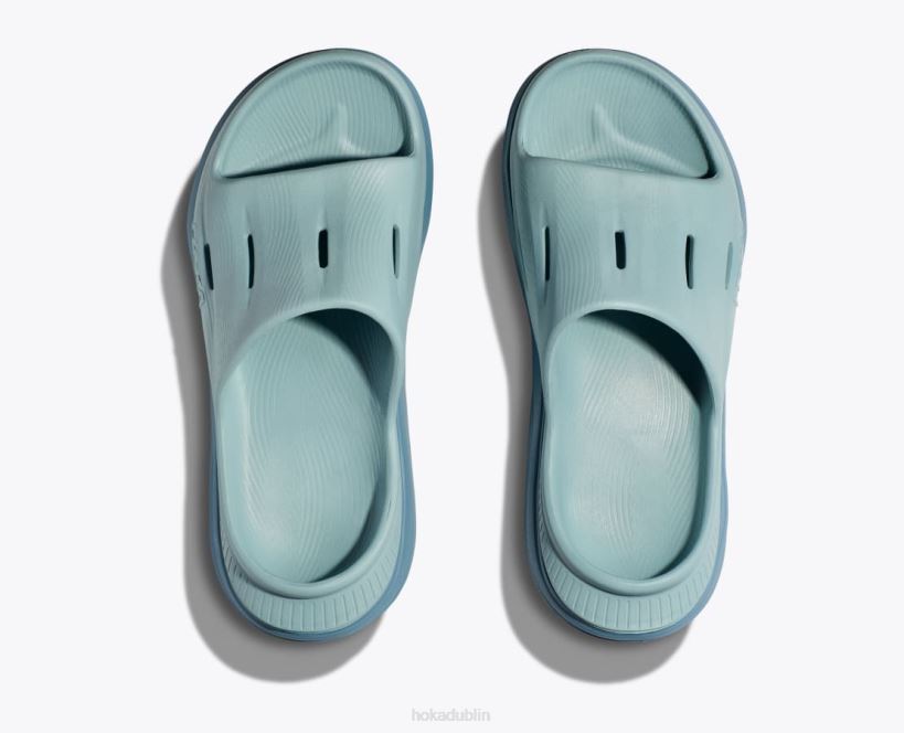 VLP8292 Hoka Women Ora Recovery Slide 3 Cloud Blue/Stone Blue