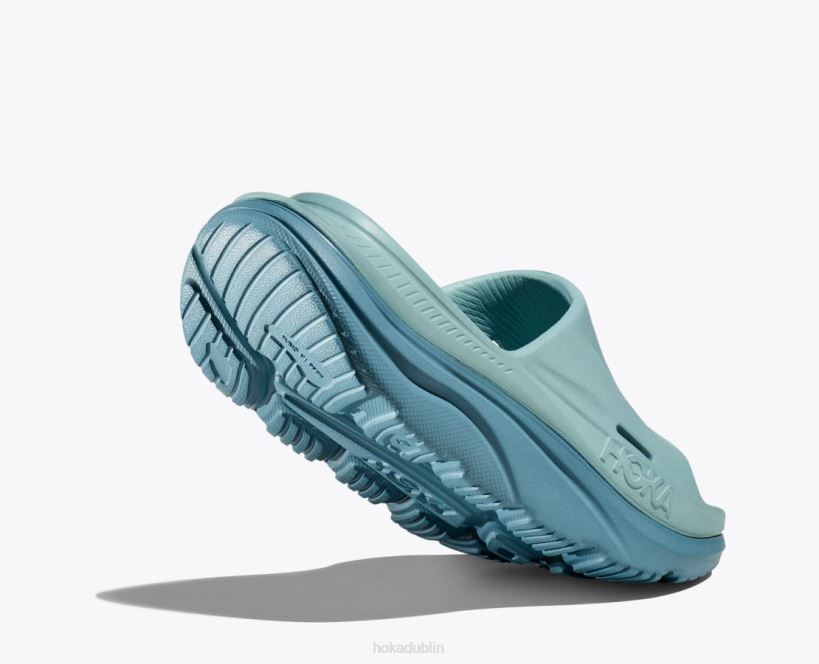 VLP8292 Hoka Women Ora Recovery Slide 3 Cloud Blue/Stone Blue