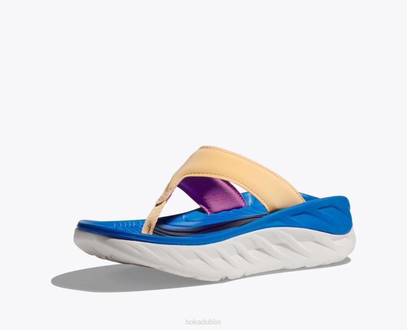 VLP8299 Hoka Women ORA Recovery Flip Impala/Coastal Sky