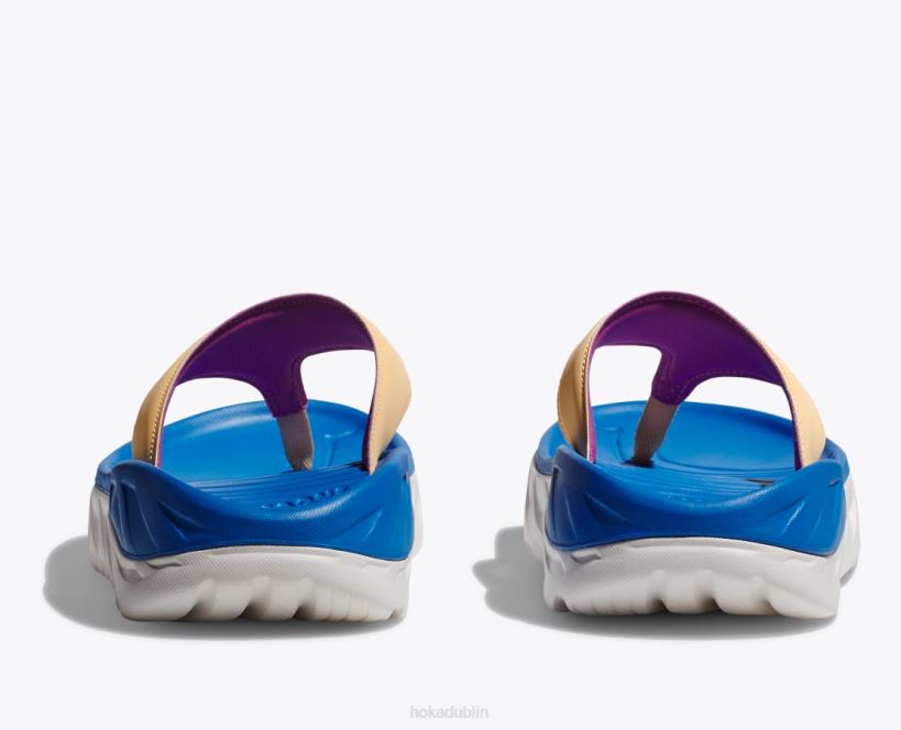 VLP8299 Hoka Women ORA Recovery Flip Impala/Coastal Sky