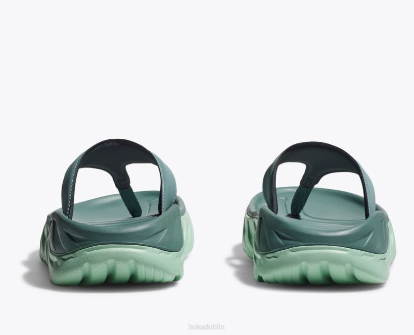 VLP8300 Hoka Women ORA Recovery Flip Trellis/Mist Green