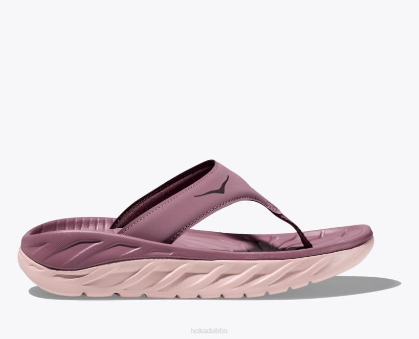 VLP8303 Hoka Women ORA Recovery Flip Fiesta/Castlerock