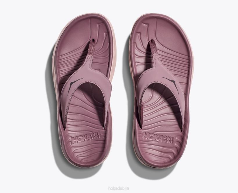 VLP8303 Hoka Women ORA Recovery Flip Fiesta/Castlerock