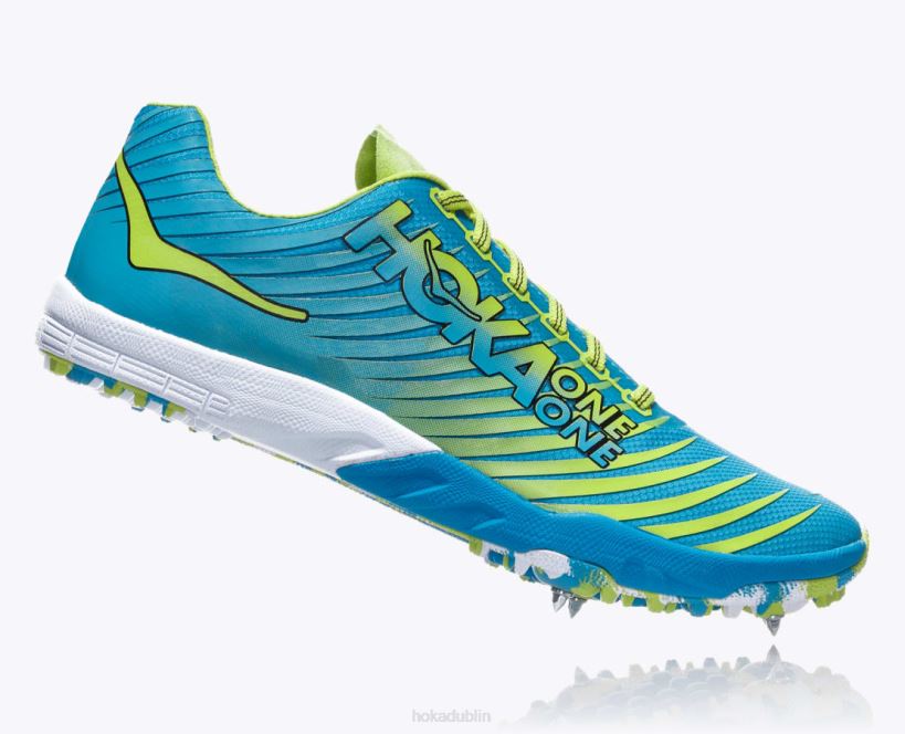 VLP8312 Hoka Women EVO XC Spike Cyan/Citrus