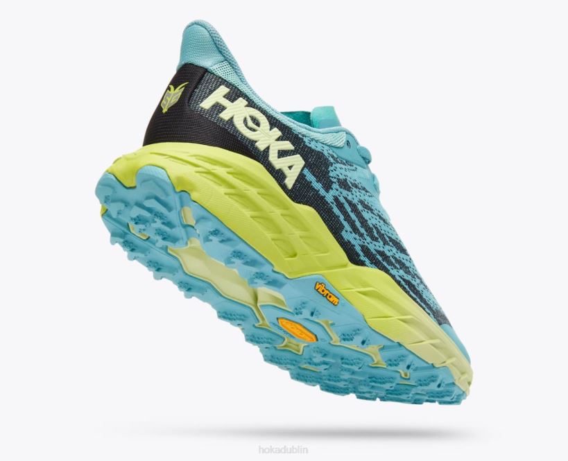 VLP8105 Hoka Women Speedgoat 5 Coastal Shade/Green Glow