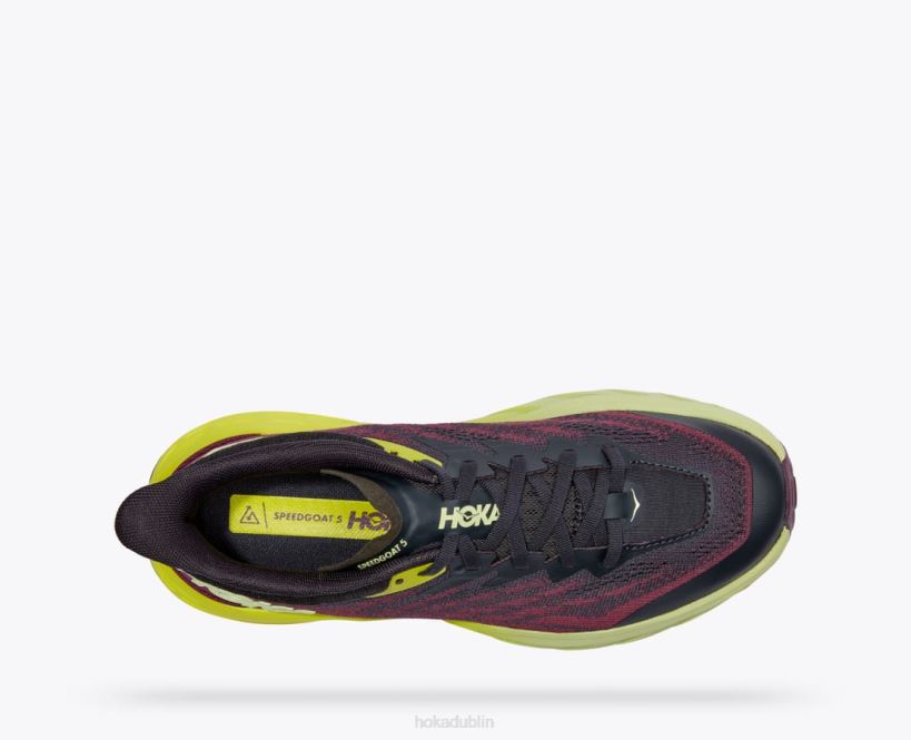 VLP8106 Hoka Women Speedgoat 5 Blue Graphite/Evening Primrose