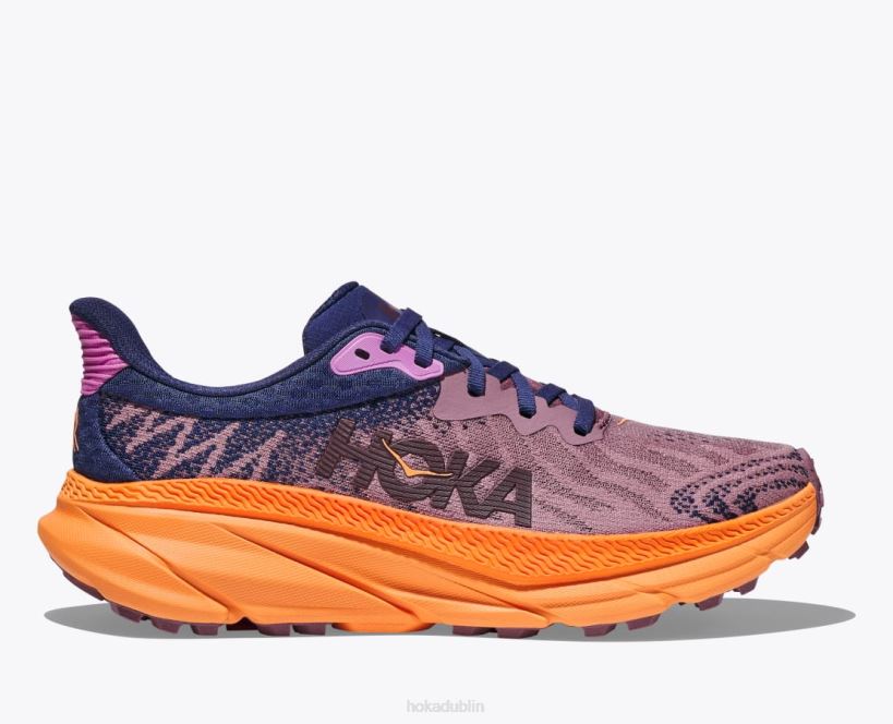 VLP8110 Hoka Women Challenger 7 Wistful Mauve/Cyclamen
