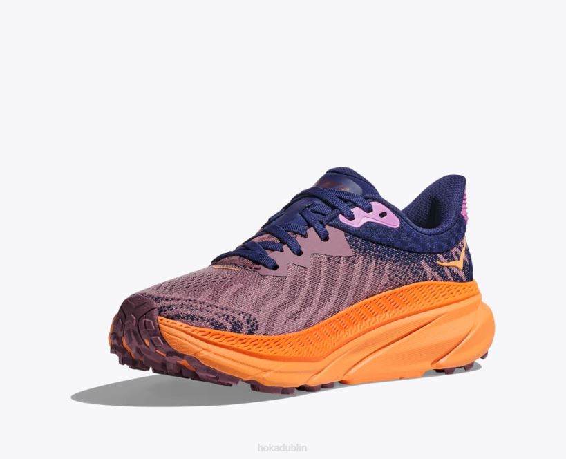 VLP8110 Hoka Women Challenger 7 Wistful Mauve/Cyclamen