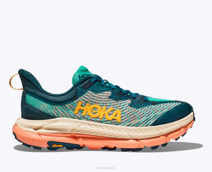 VLP8113 Hoka Women Mafate Speed 4 Deep Teal/Water Garden
