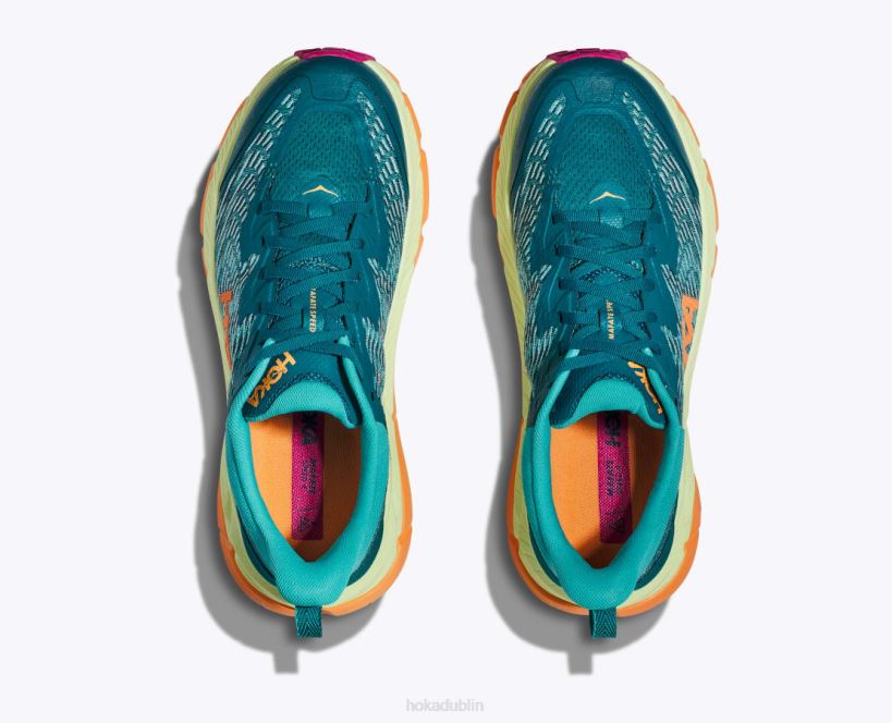 VLP8115 Hoka Women Mafate Speed 4 Deep Teal/Water Garden