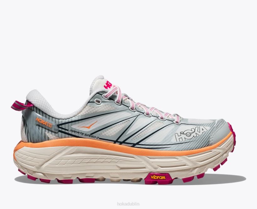 VLP8116 Hoka Women Mafate Speed 2 White/Ice Flow