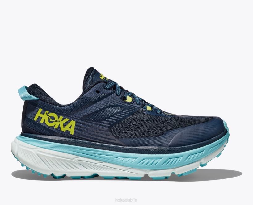 VLP8118 Hoka Women Stinson 6 Outer Space/Blue Glass