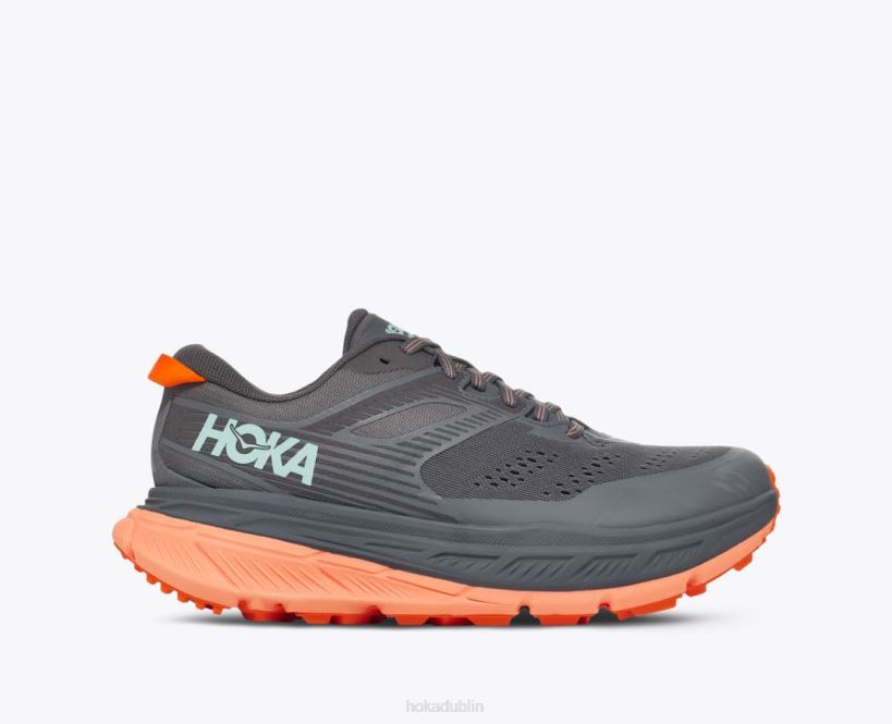 VLP8119 Hoka Women Stinson 6 Castlerock/Cantaloupe