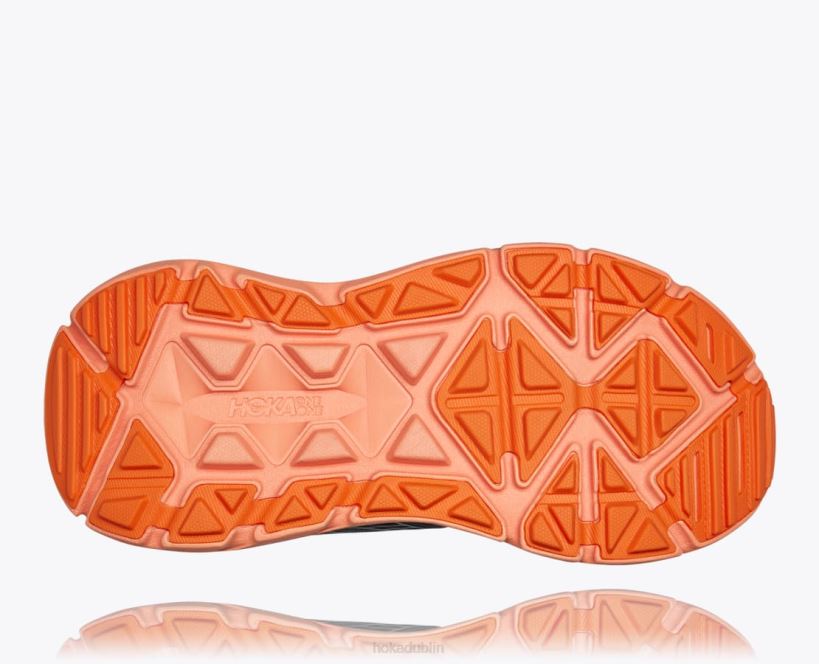 VLP8119 Hoka Women Stinson 6 Castlerock/Cantaloupe