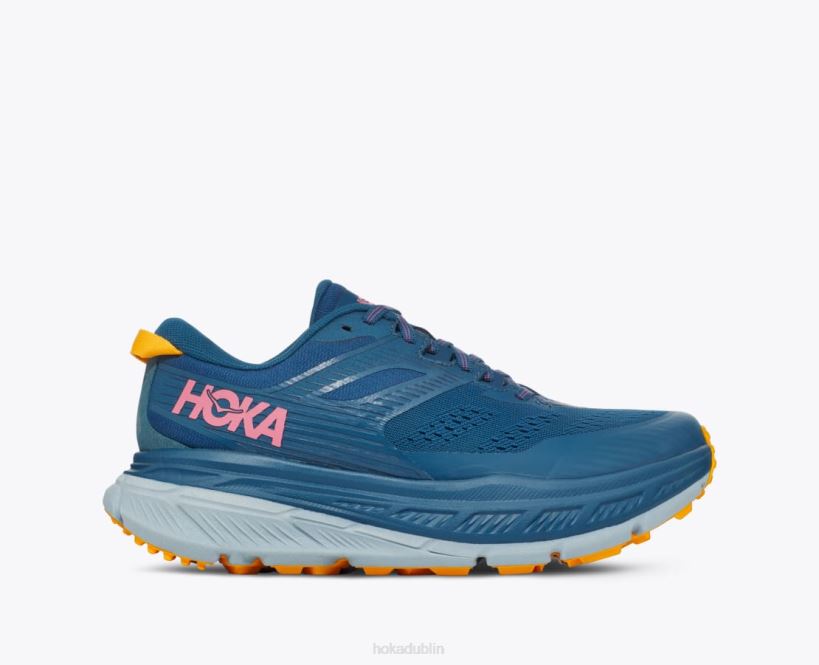 VLP8120 Hoka Women Stinson 6 Moroccan Blue/Saffron