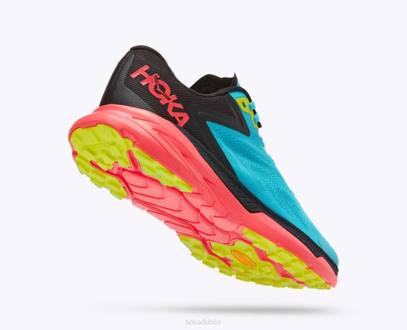 VLP8134 Hoka Women Zinal Scuba Blue/Diva Pink