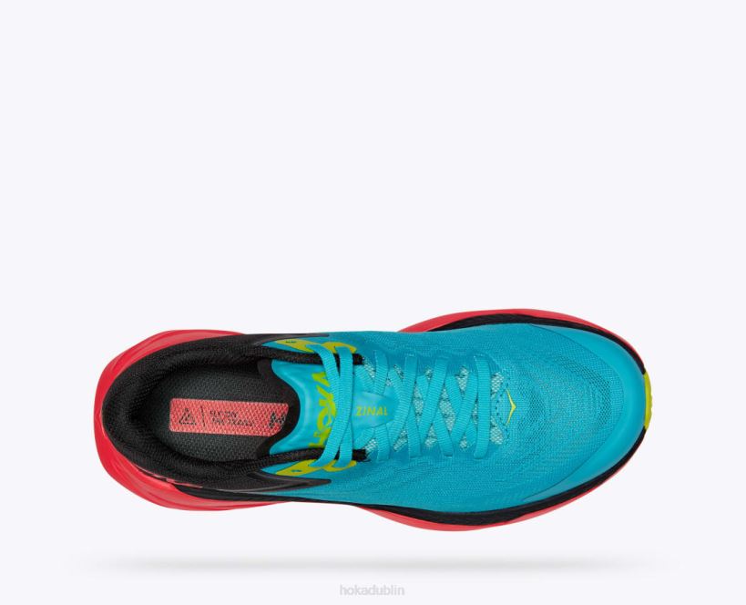 VLP8134 Hoka Women Zinal Scuba Blue/Diva Pink