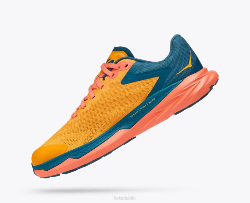 VLP8137 Hoka Women Zinal Radiant Yellow/Camellia