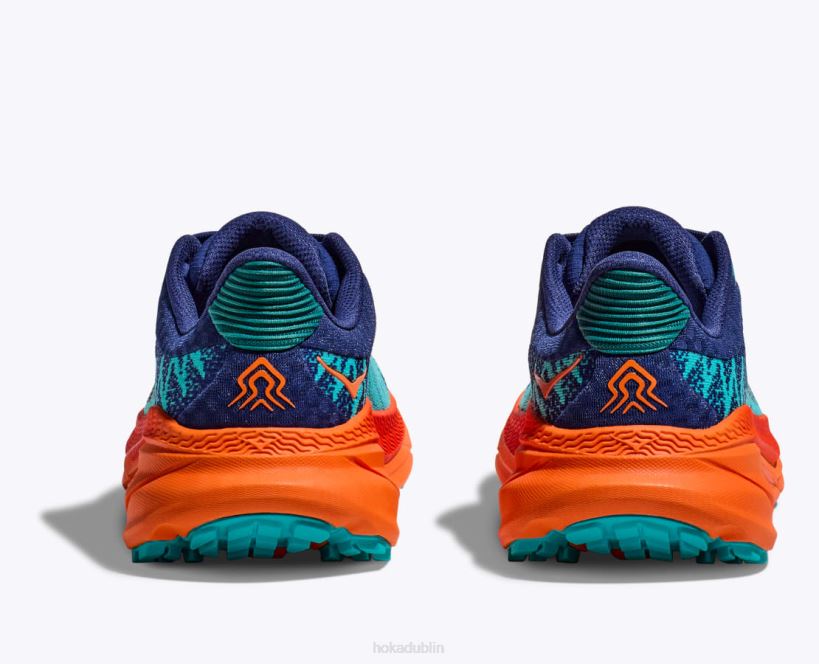 VLP8255 Hoka Women Challenger 7 Ceramic/Vibrant Orange